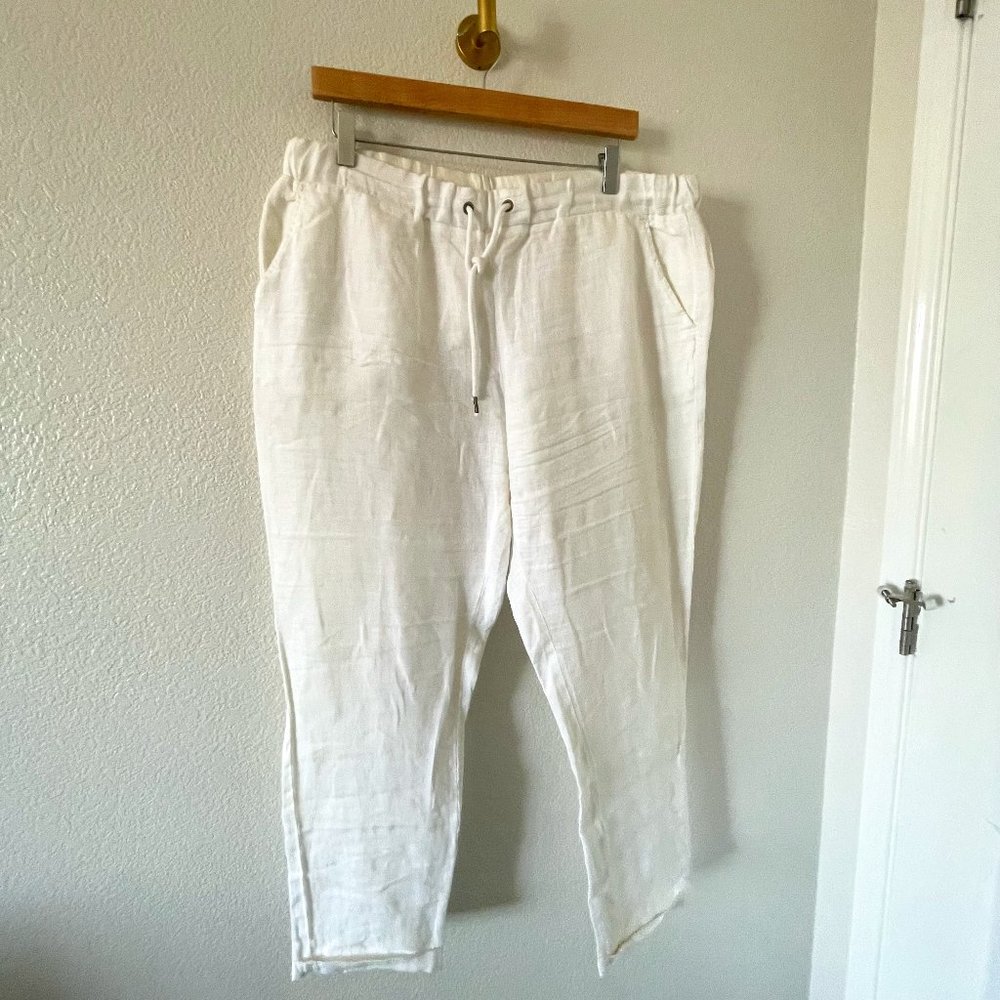H&M Linen Pull On Pants
